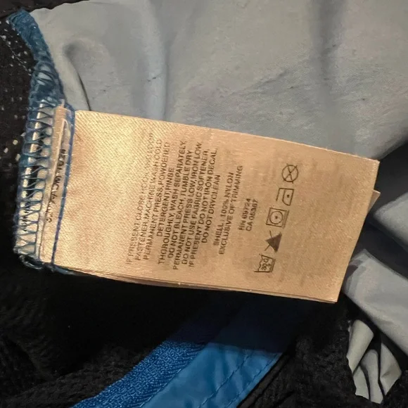 Columbia Boys Black and Blue Windbreaker Packable Jacket - Picture 4 of 4